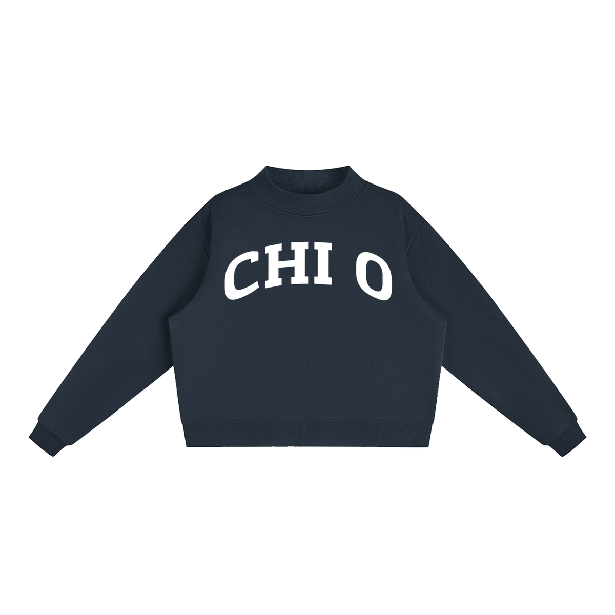 Chi Omega Mock Neck Sweatshirts