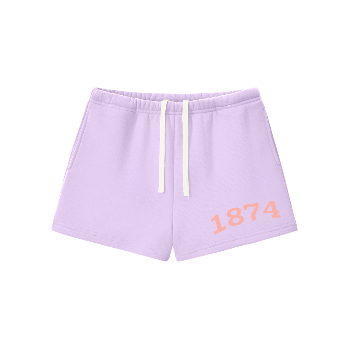 Gamma Phi Beta Blush Fleece Drawstring Shorts