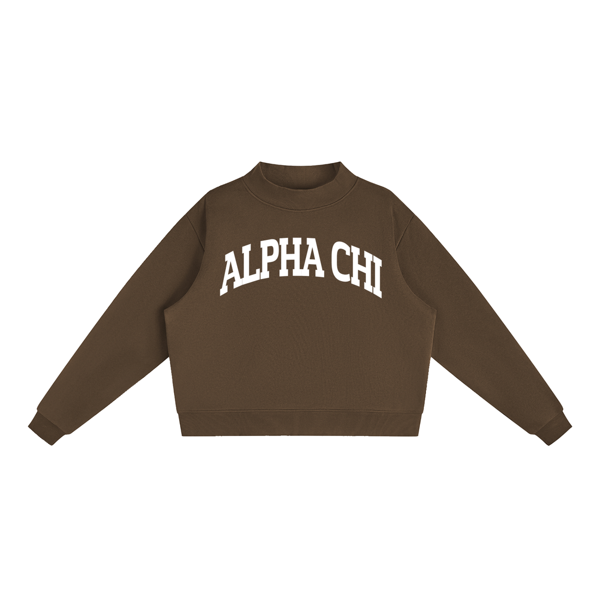 Alpha Chi Omega Mock Neck Sweatshirt