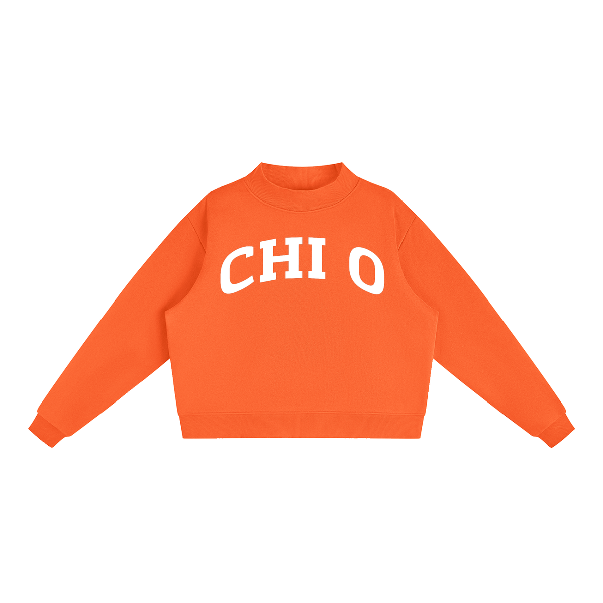 Chi Omega Mock Neck Sweatshirts