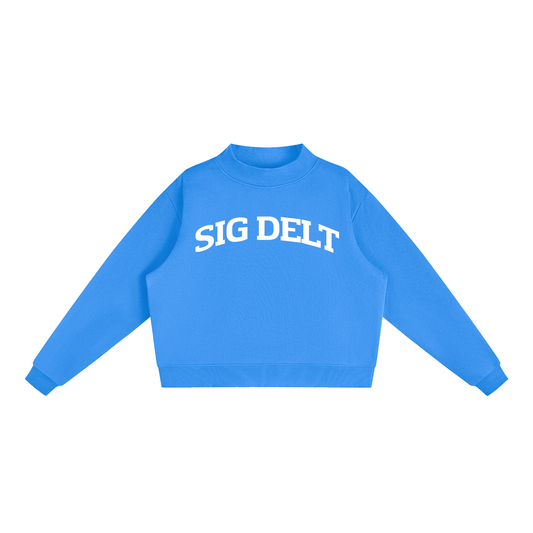 Sigma Delta Tau Mock Neck Sweatshirt