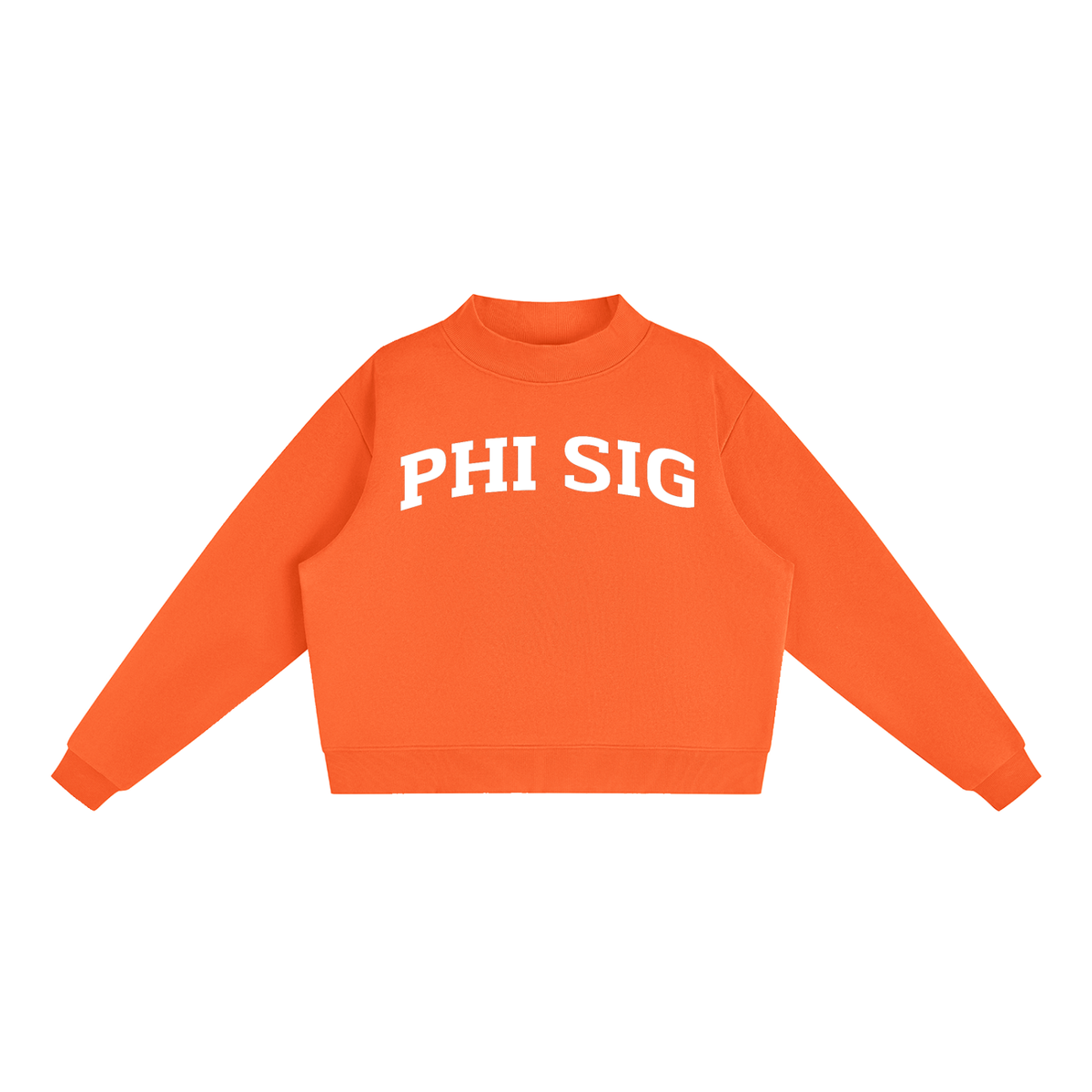 Phi Sigma Sigma Mock Neck Sweatshirt