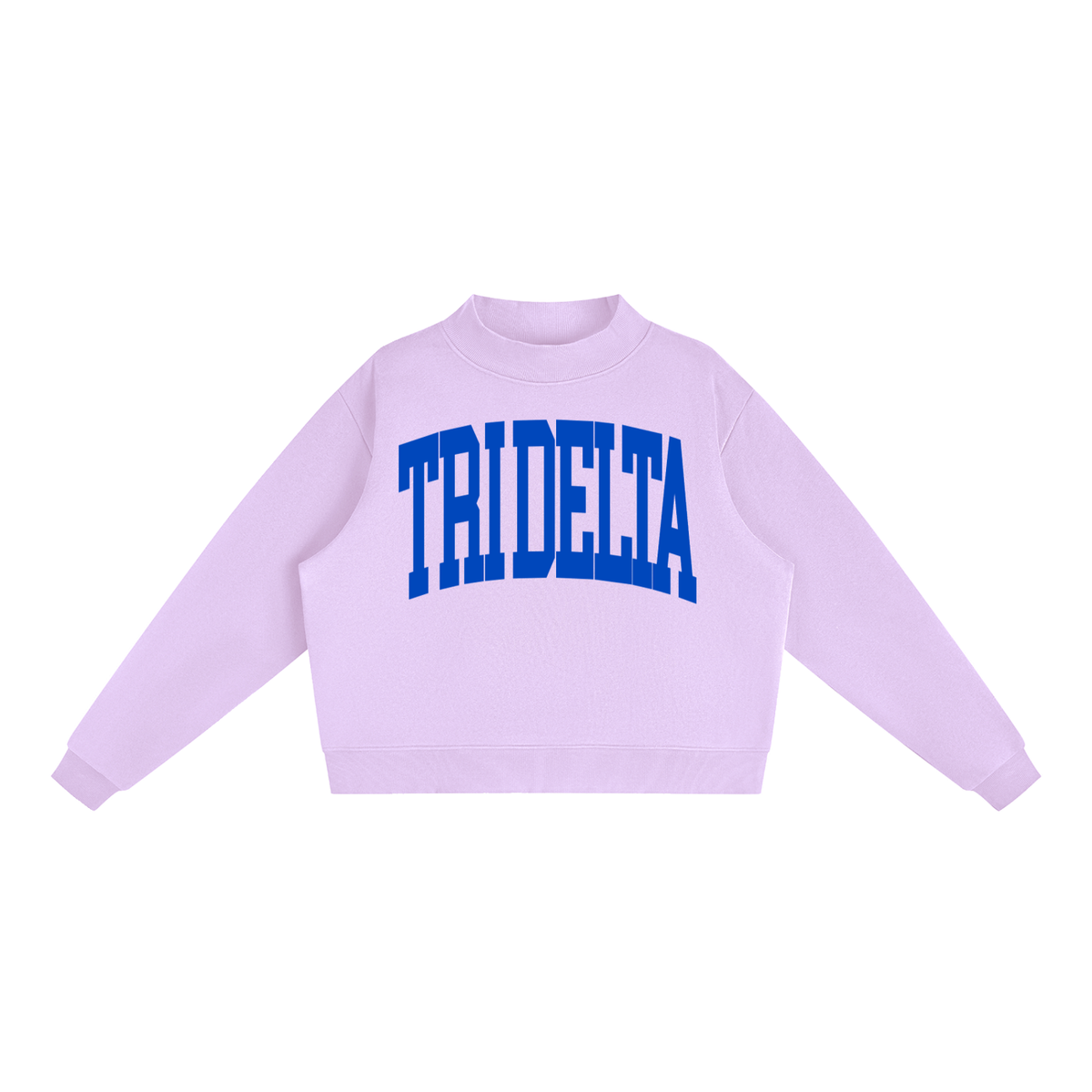 Tri Delta Big Mock Neck Sweatshirt