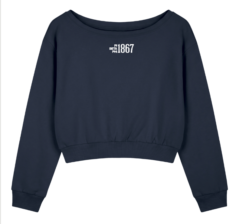 Pi Beta Phi 1867 Off The Shoulder Sweatshirt
