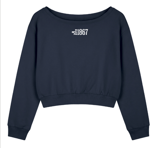Pi Beta Phi 1867 Off The Shoulder Sweatshirt