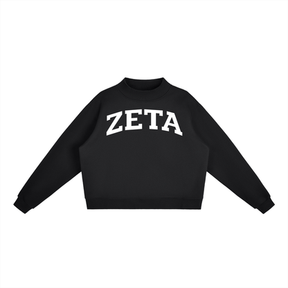 Zeta Tau Alpha Mock Neck Sweatshirt