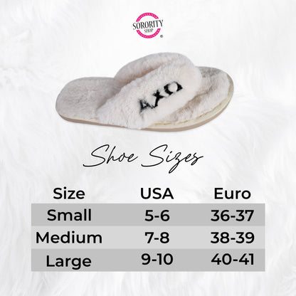 Alpha Delta Pi Fuzzy Slippers