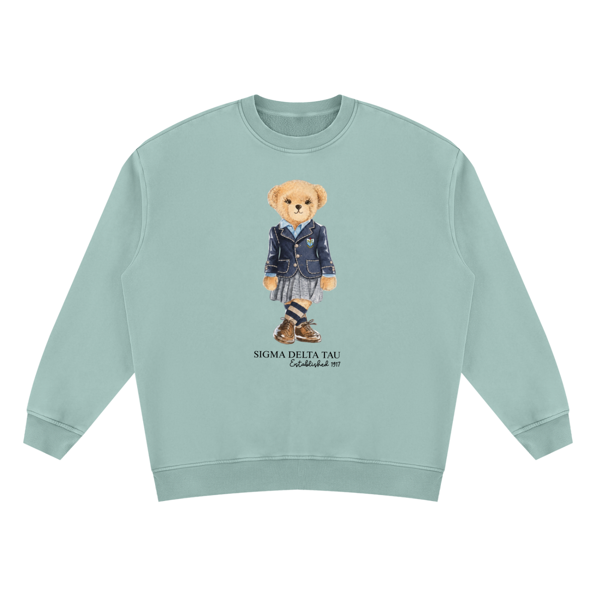 Sigma Delta Tau Sorority Bear Vintage Wash Sweatshirt