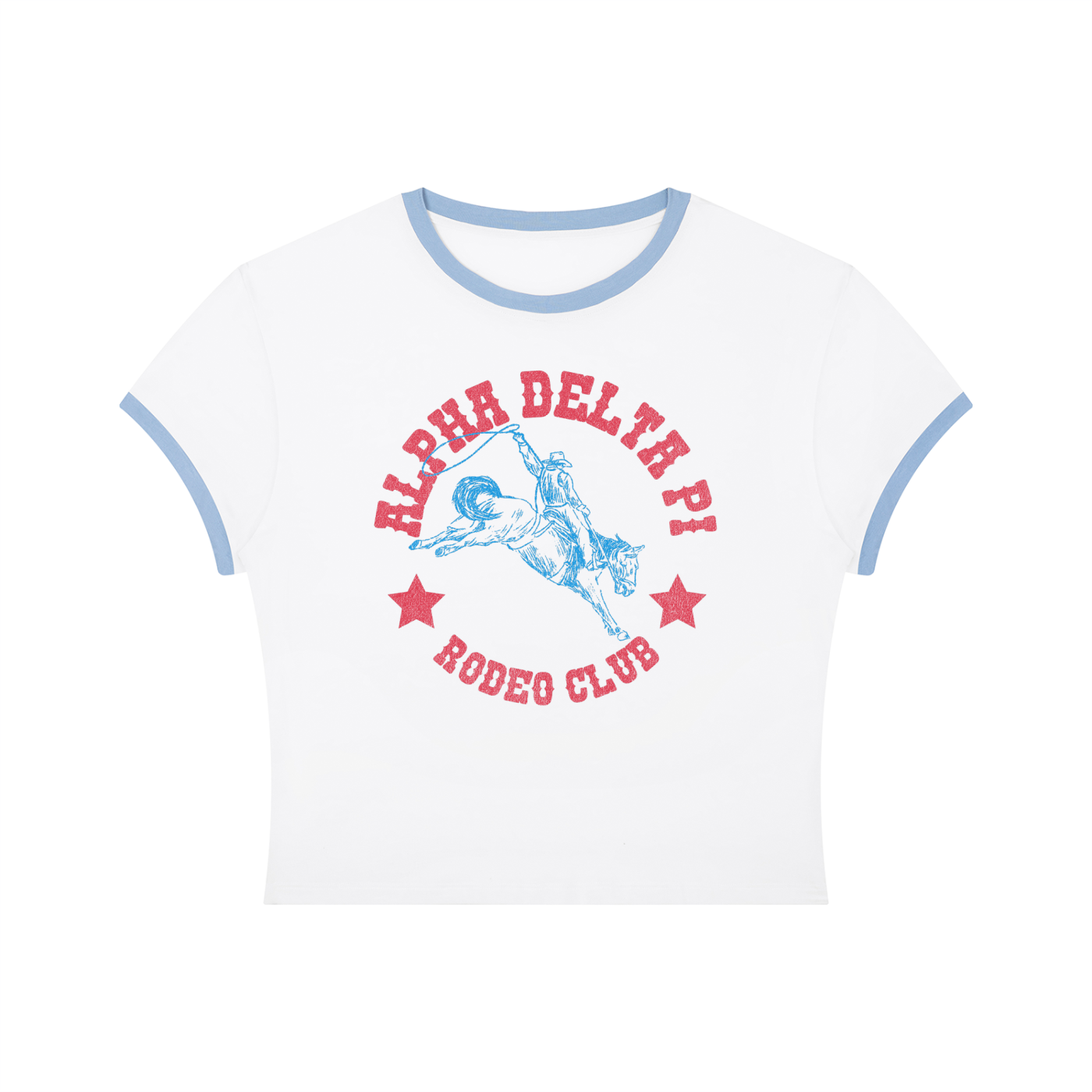 Alpha Delta Pi Rodeo Club Ringer Tee