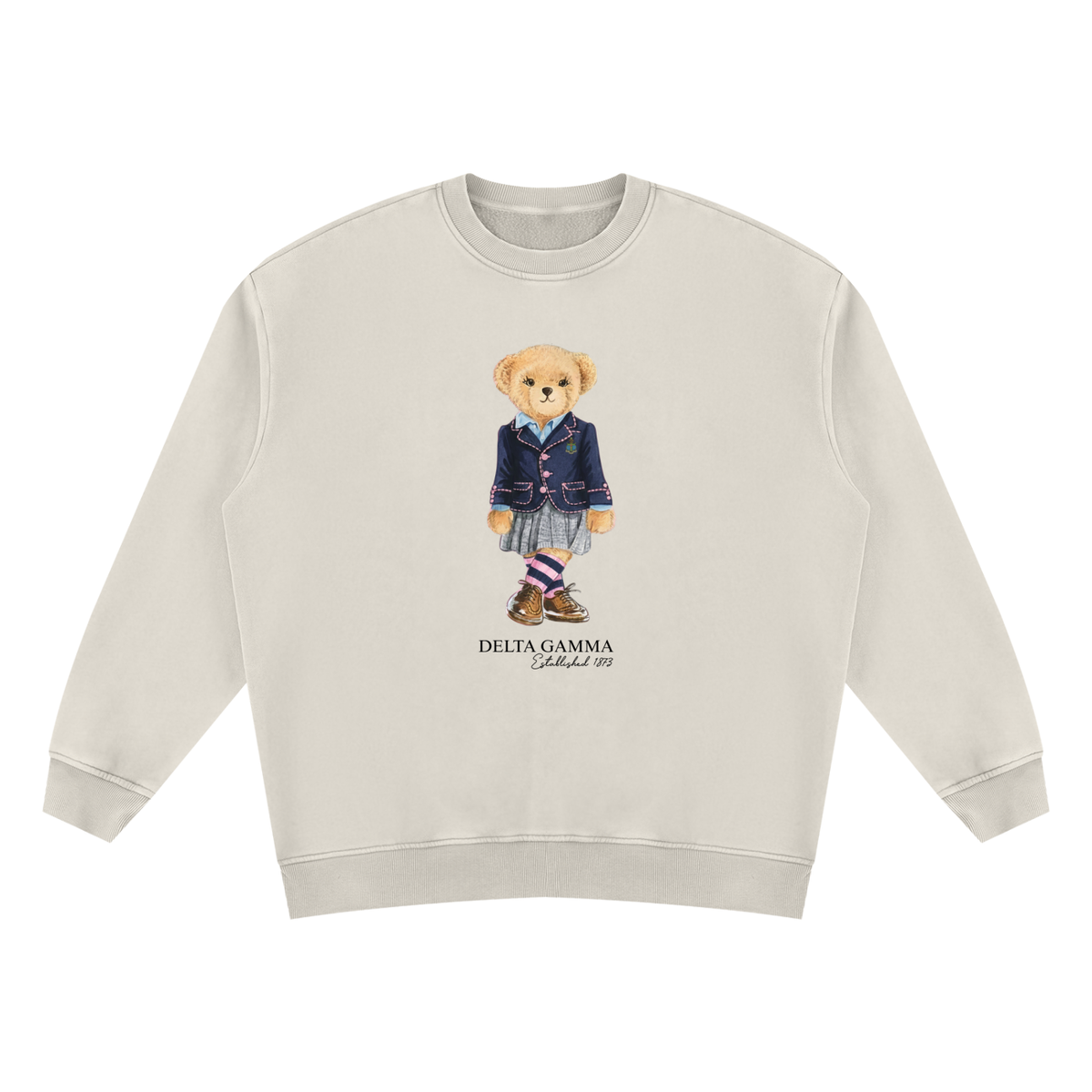 Delta Gamma Sorority Bear Vintage Wash Sweatshirt