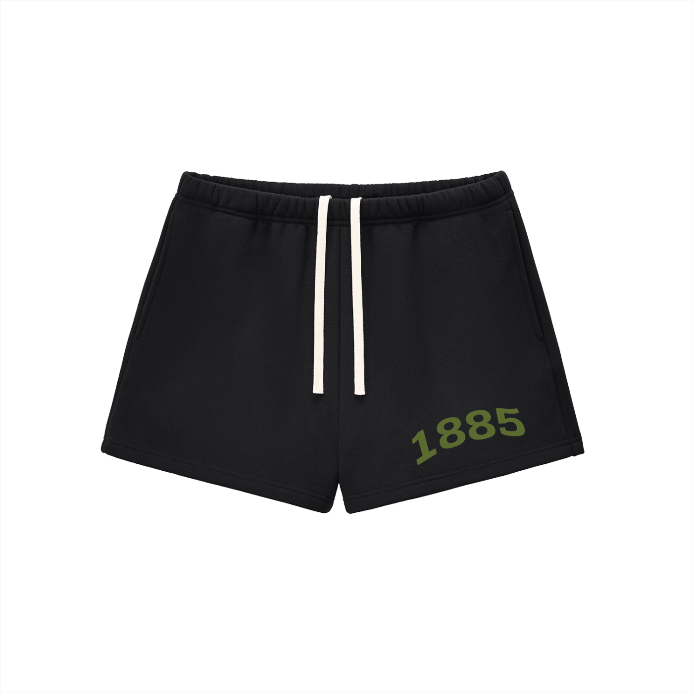 Green Alpha Chi Omega Fleece Drawstring Shorts