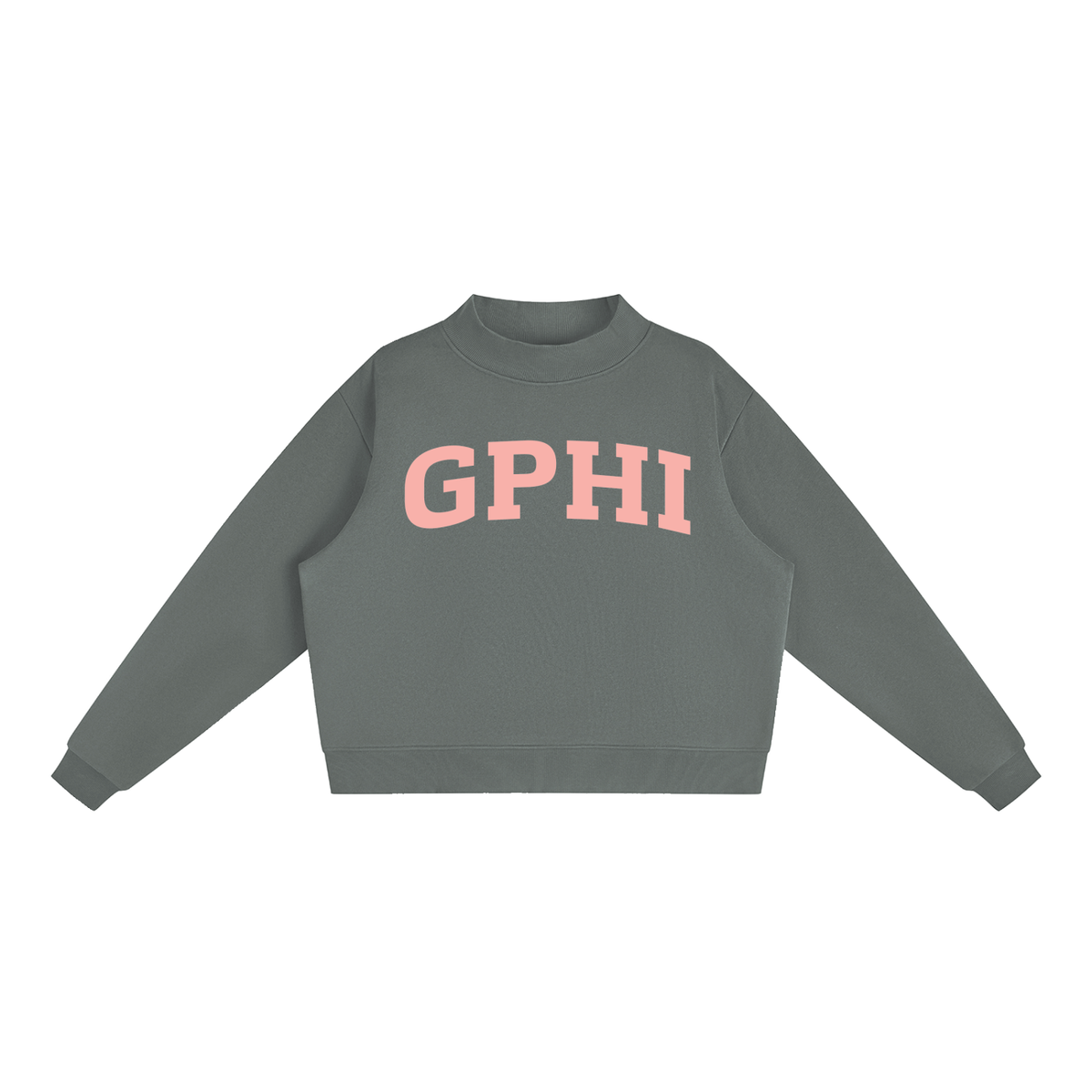 Gamma Phi Beta Blush Mock Neck Sweatshirt