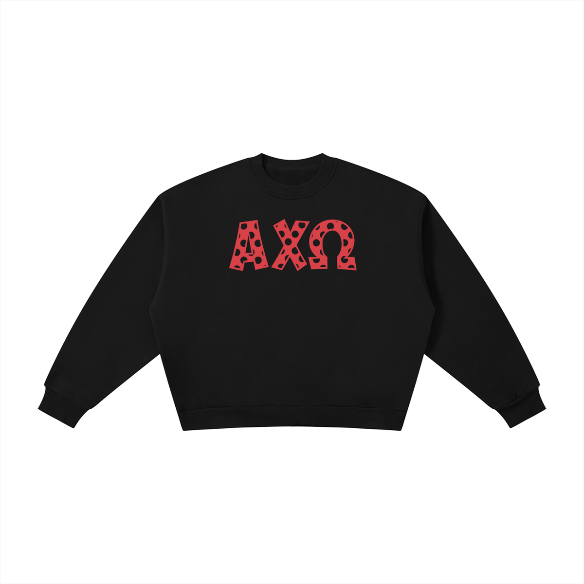 Alpha Chi Omega Polka Dot Sweatshirt - Ivy Society