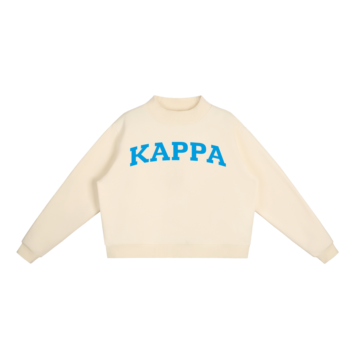 Kappa Kappa Gamma Blue Mock Neck Sweatshirt