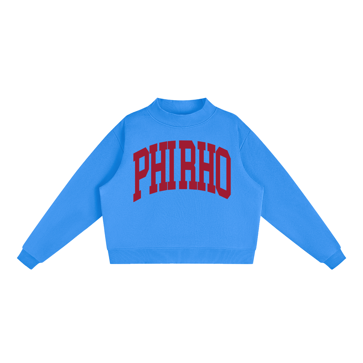 Phi Sigma Rho Big Mock Neck Sweatshirt