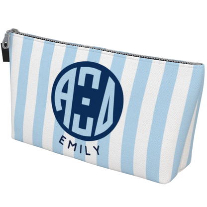 Alpha Xi Delta Personalized Monogram Makeup Bag