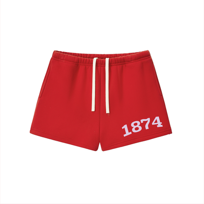 Sigma Kappa Purple Fleece Drawstring Shorts