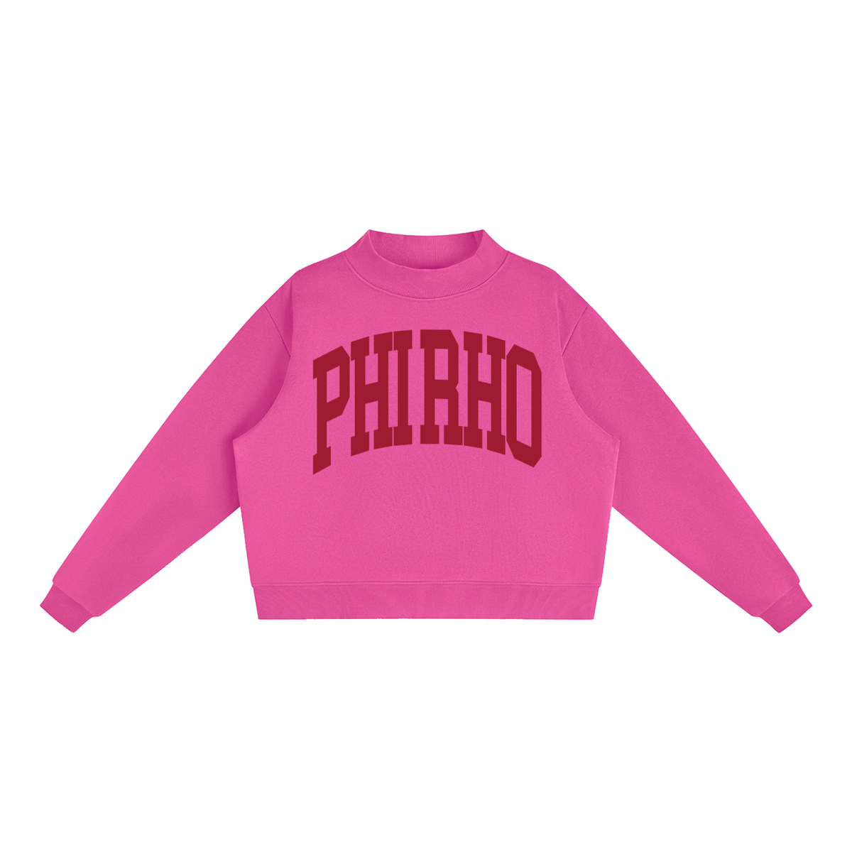 Phi Sigma Rho Big Mock Neck Sweatshirt