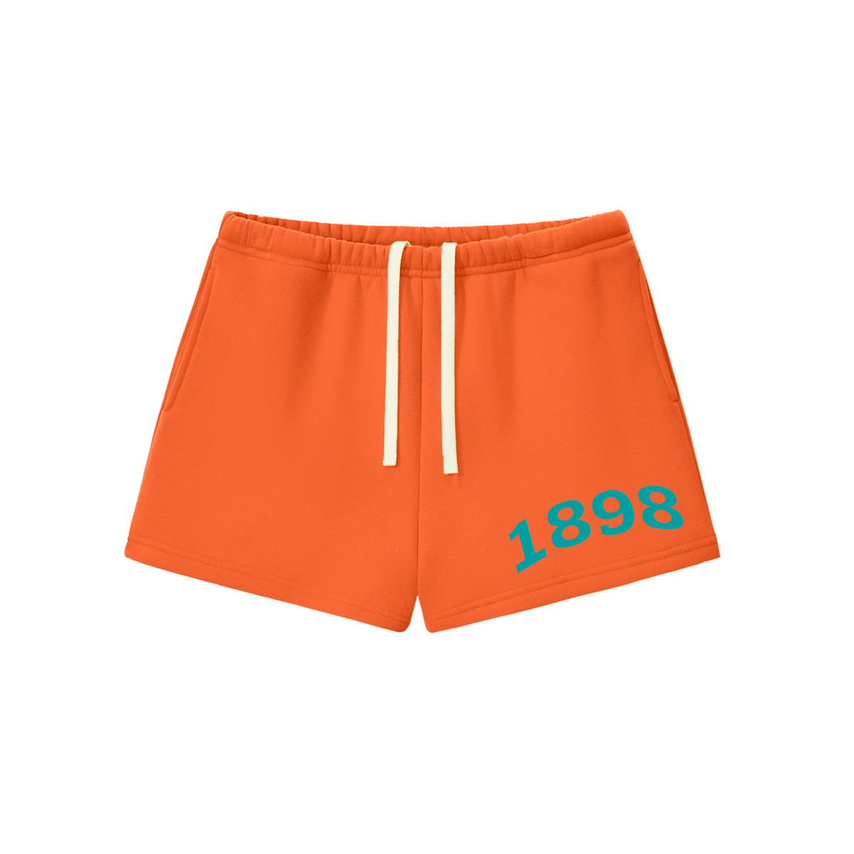 Zeta Tau Alpha Turquoise Fleece Drawstring Shorts