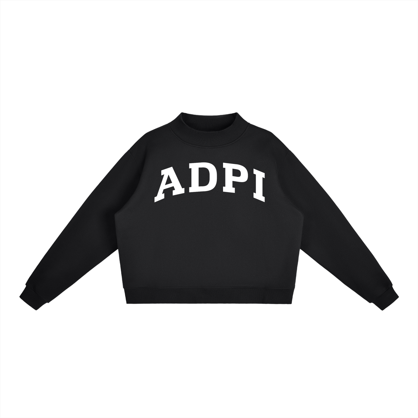 Alpha Delta Pi Mock Neck Sweatshirt - Ivy Society