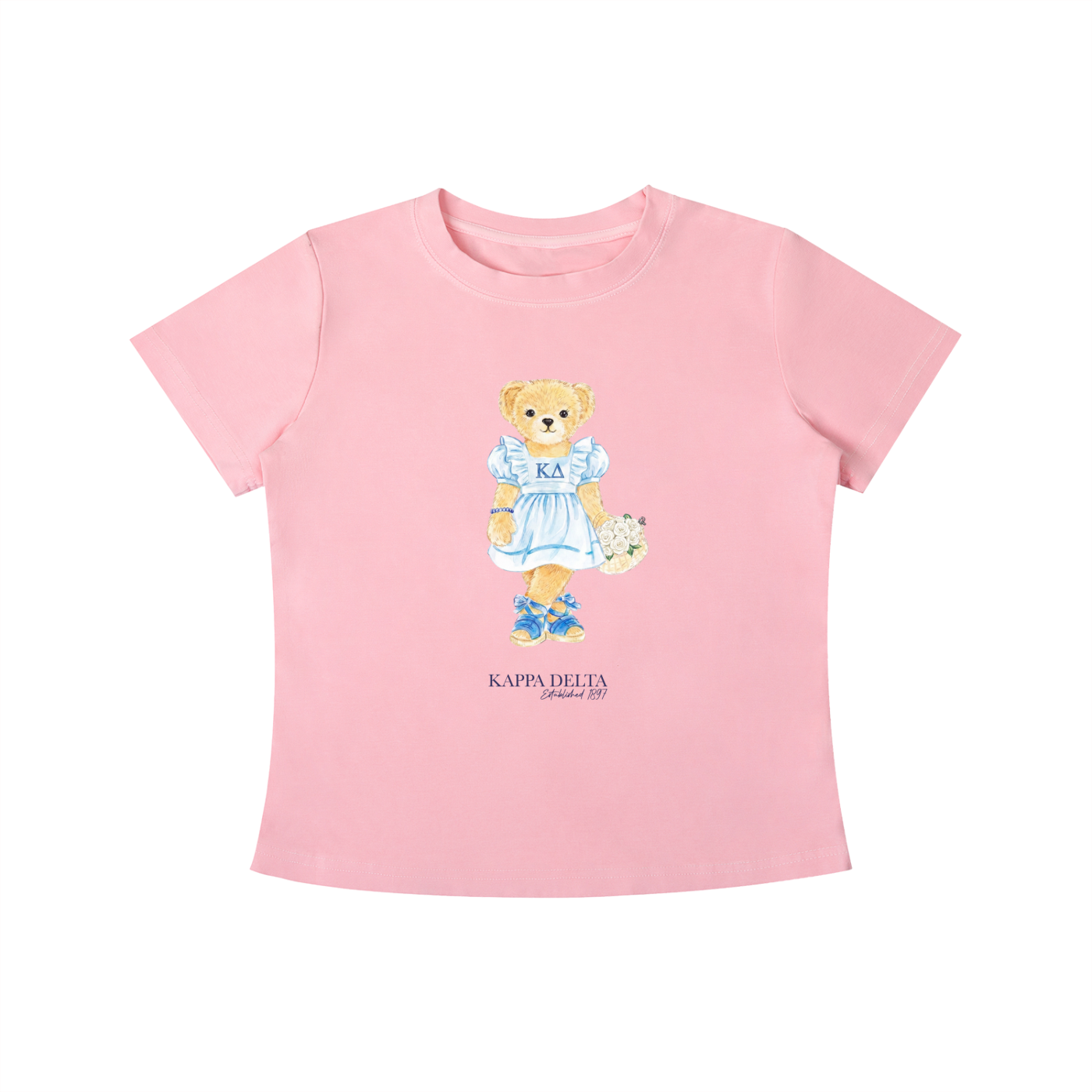 Kappa Delta Flower Bear T Shirt