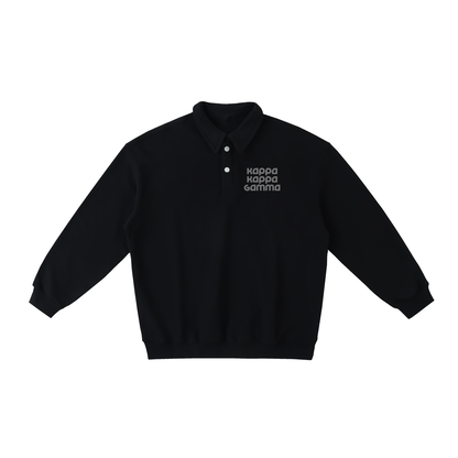 Kappa Kappa Gamma Polo Collar Sweatshirt