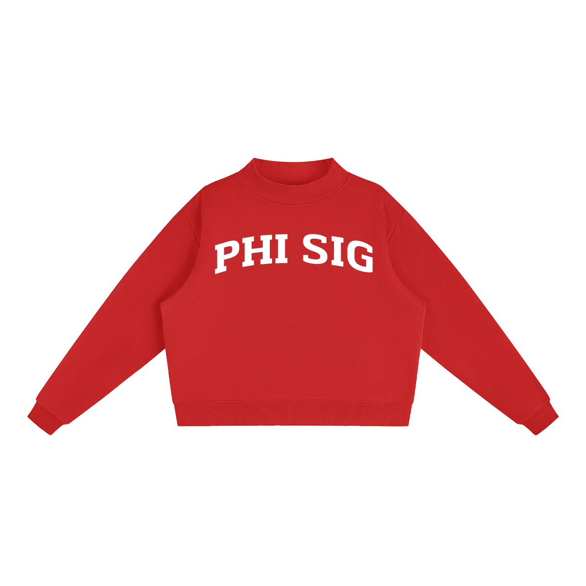 Phi Sigma Sigma Mock Neck Sweatshirt