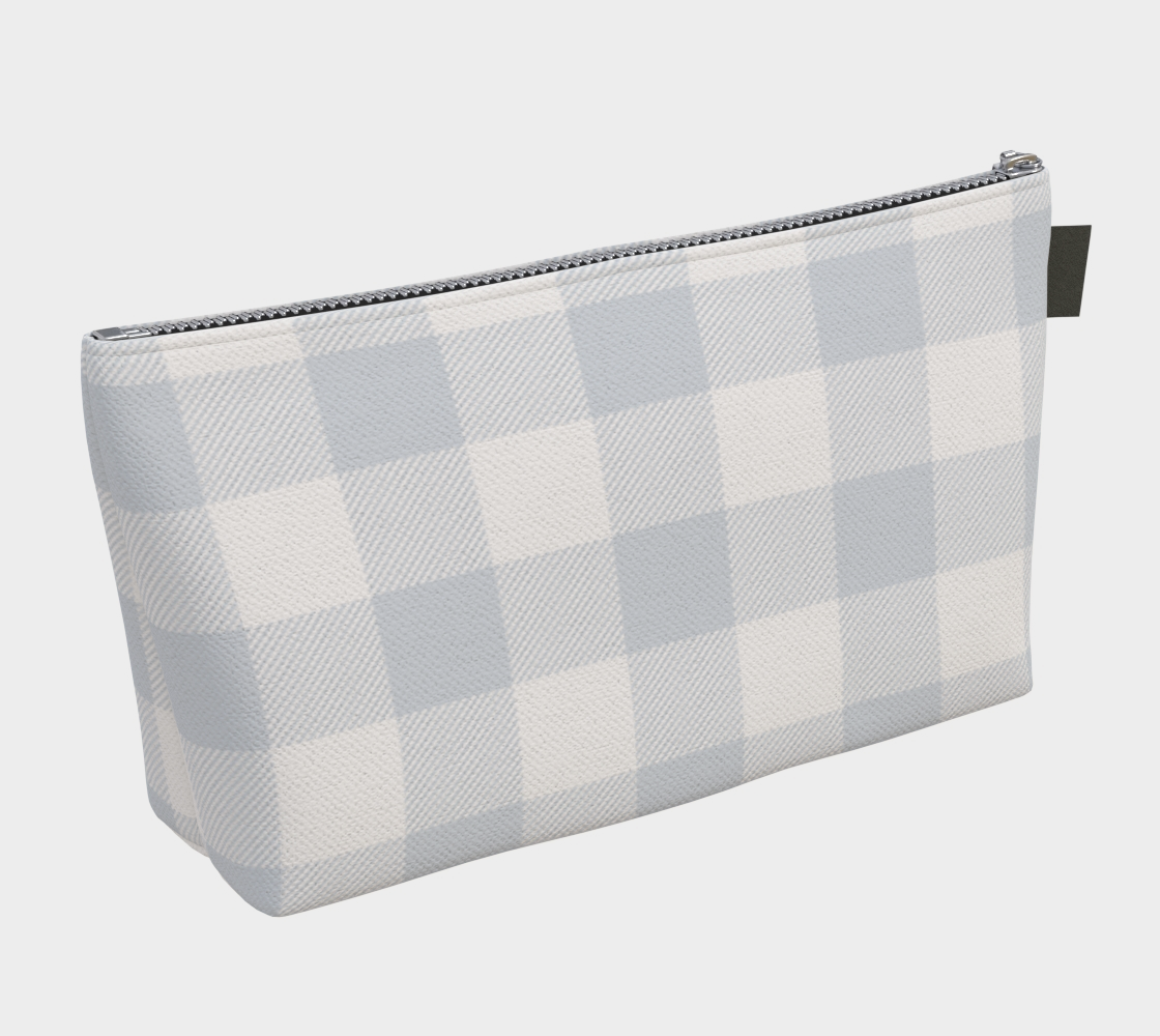 Alpha Delta Pi Personalized Gingham Makeup Bag