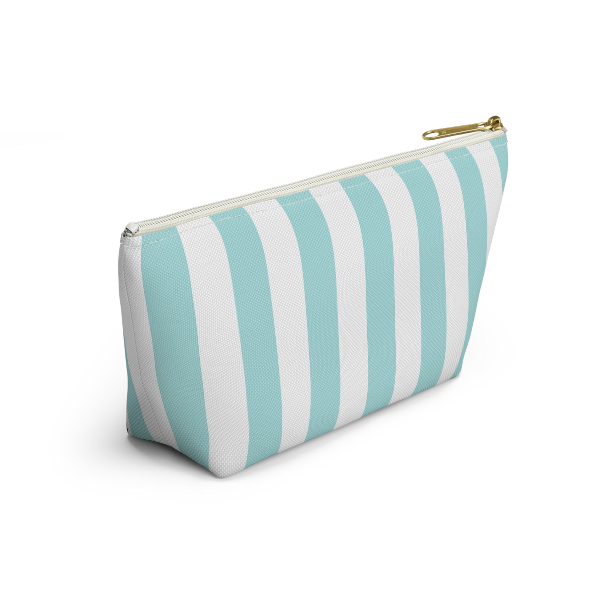 Zeta Tau Alpha Personalized Stripe Makeup Bag - Ivy Society