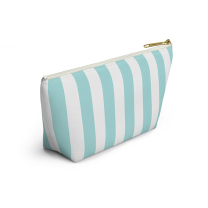 Zeta Tau Alpha Personalized Stripe Makeup Bag - Ivy Society