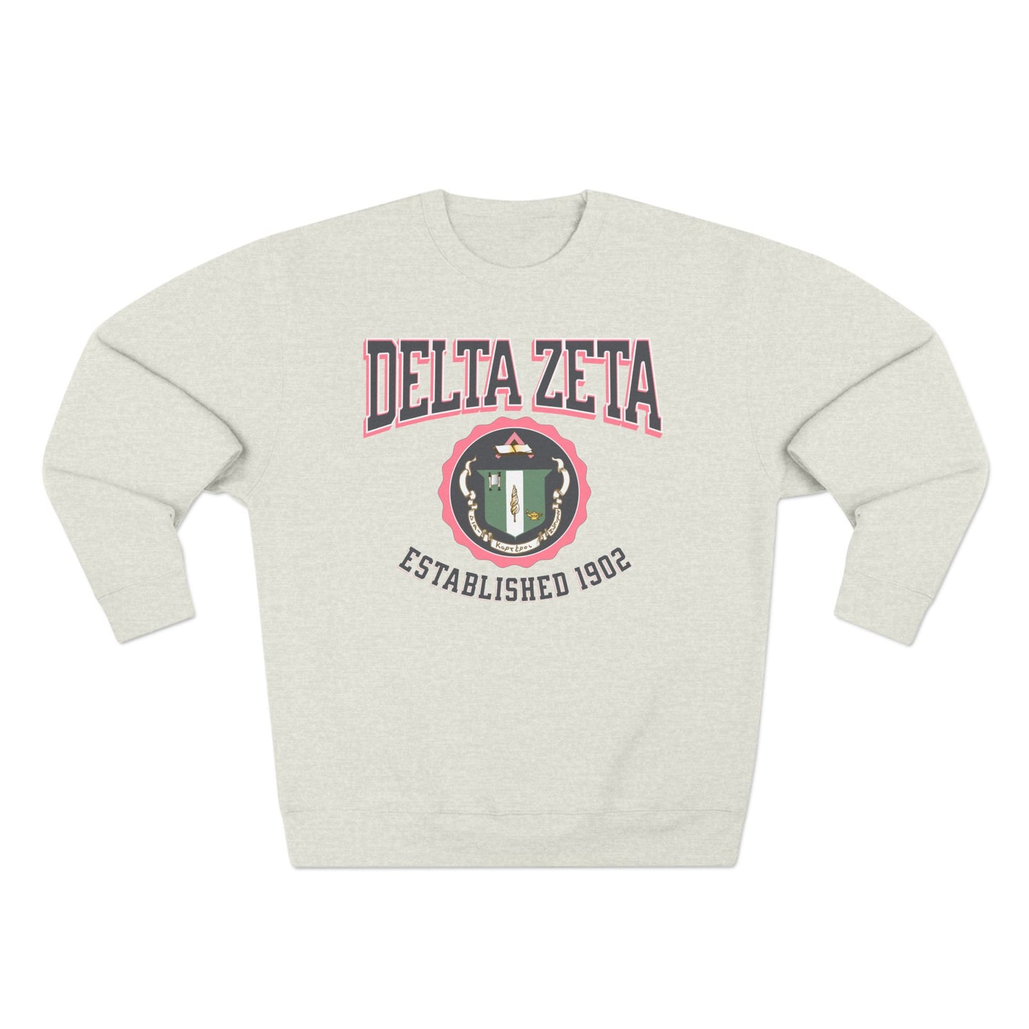 Delta Zeta Crest Sweatshirt - Ivy Society