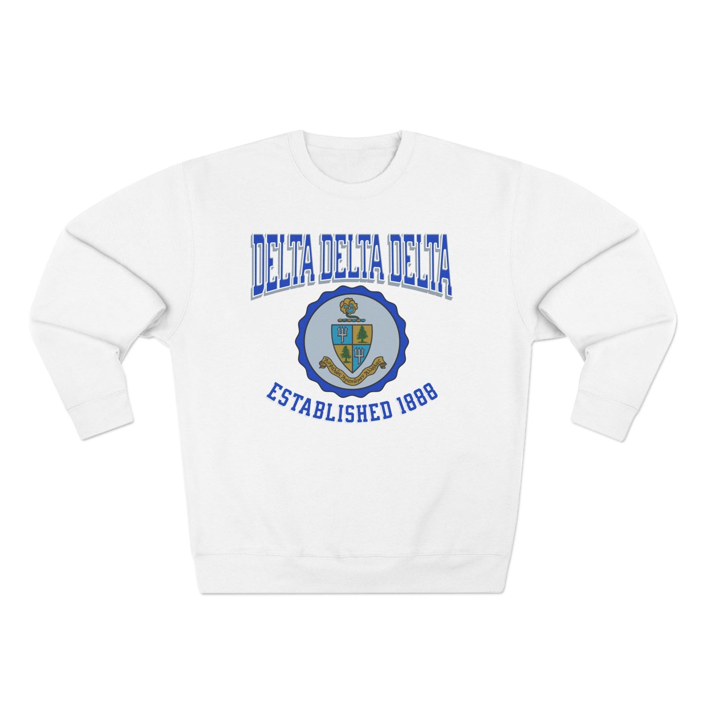 Tri Delta Crest Sweatshirt - Ivy Society