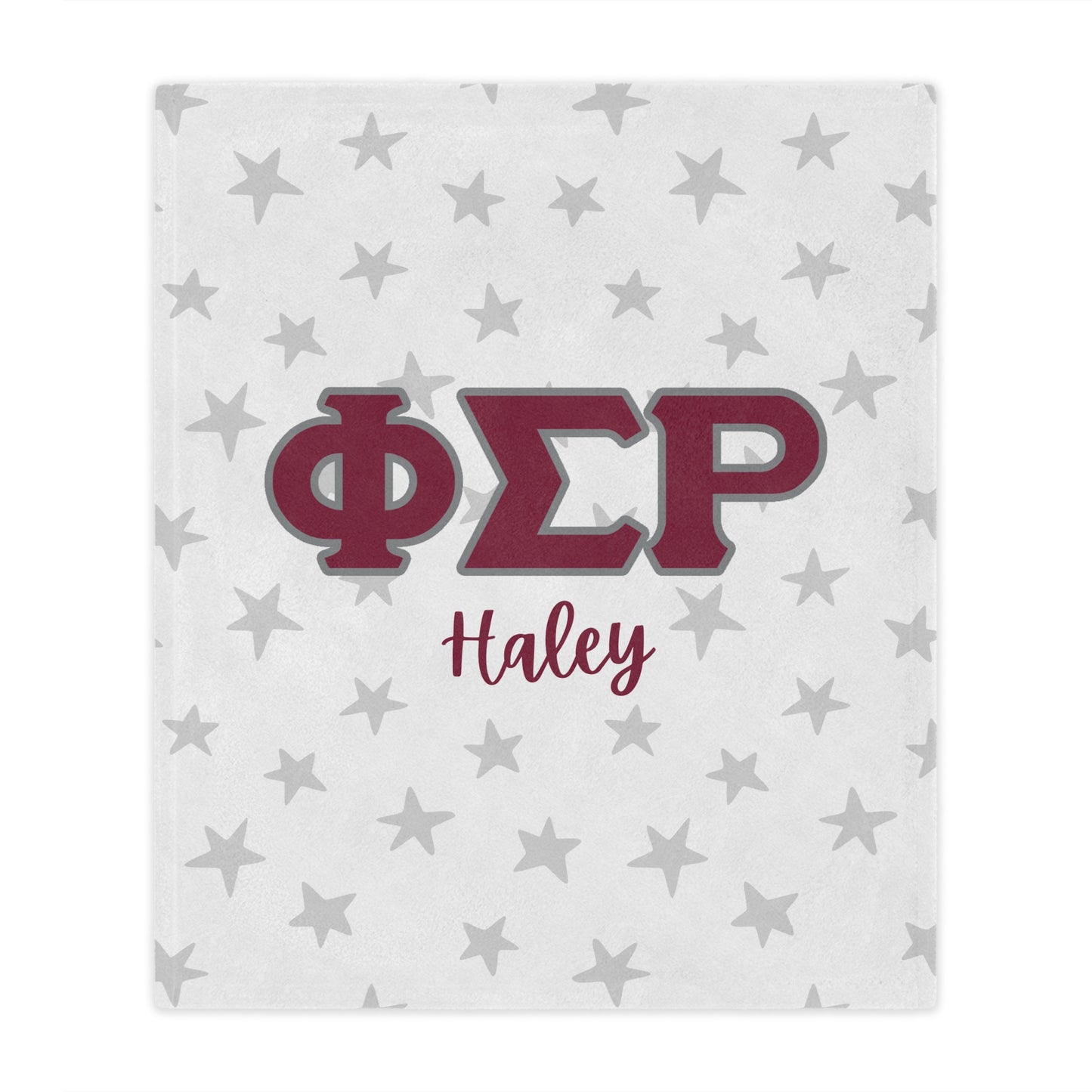Phi Sigma Rho Personalized Star Blanket - Ivy Society