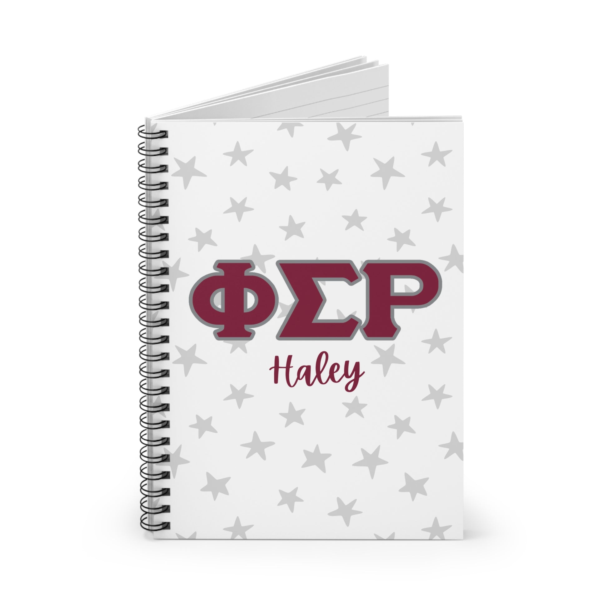 Phi Sigma Rho Personalized Star Notebook - Ivy Society