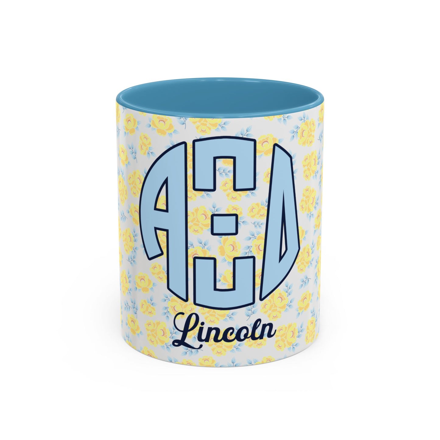 Alpha Xi Delta Personalized Flower Mug - Ivy Society