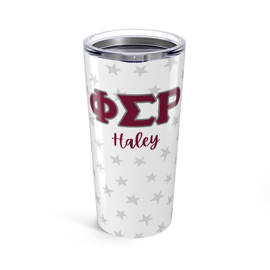 Phi Sigma Rho Personalized Star Tumbler - Ivy Society