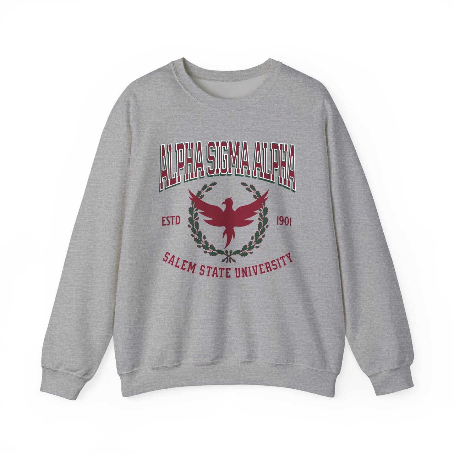 Alpha Sigma Alpha Collegiate Sweatshirt Personalized School - Ivy Society