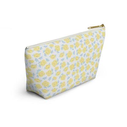 Alpha Xi Delta Personalized Flower Makeup Bag - Ivy Society