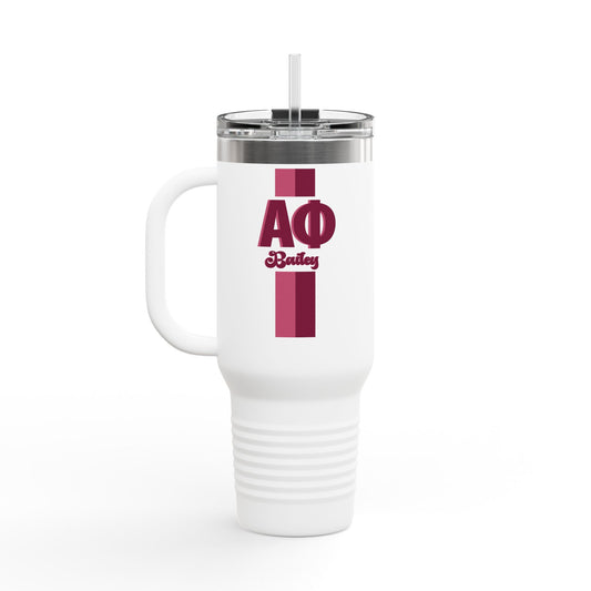 Alpha Phi Personalized 40oz Tumbler