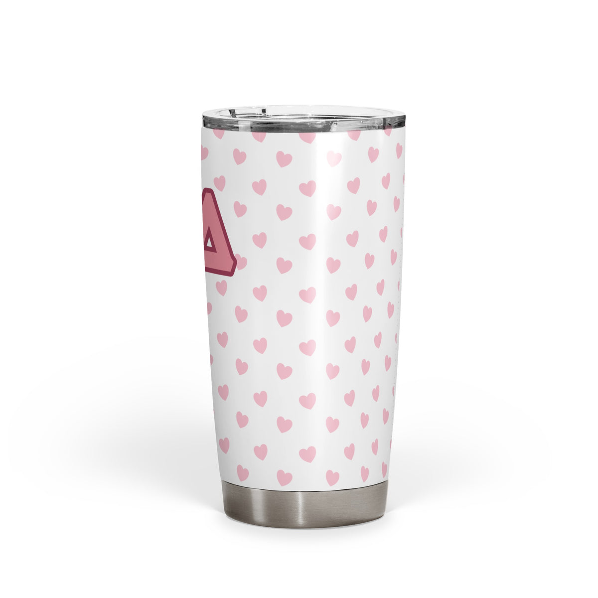 Kappa Delta Heart Tumbler
