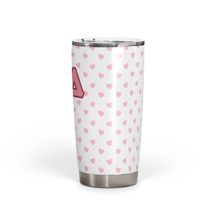 Kappa Delta Heart Tumbler