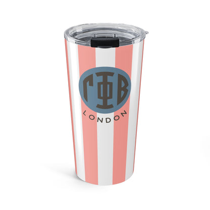 Gamma Phi Beta Personalized Striped Tumbler - Ivy Society