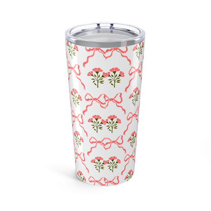Delta Zeta Personalized Flower Tumbler