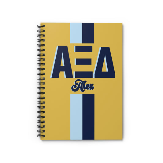 Alpha Xi Delta Personalized Notebook