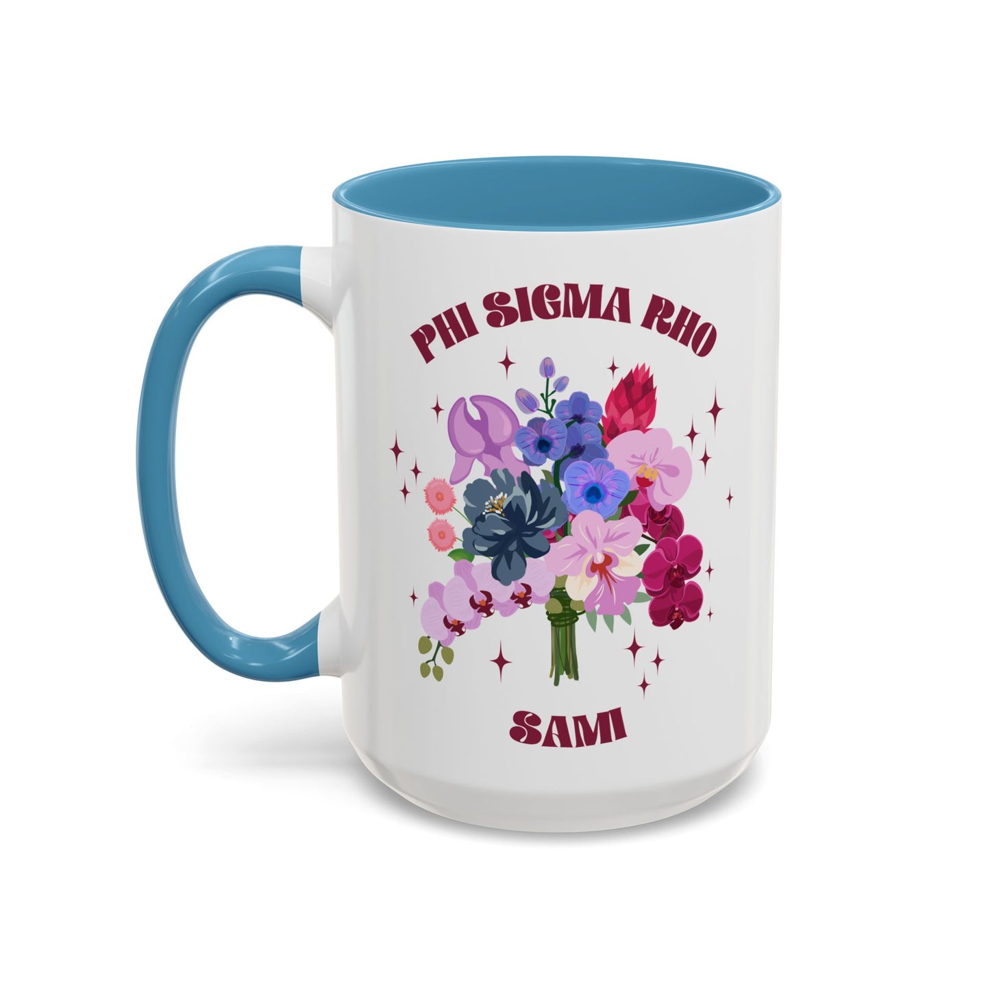 Phi Sigma Rho Personalized Flower Mug - Ivy Society
