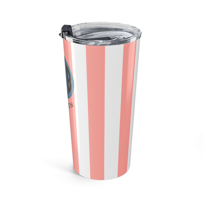 Gamma Phi Beta Personalized Striped Tumbler - Ivy Society