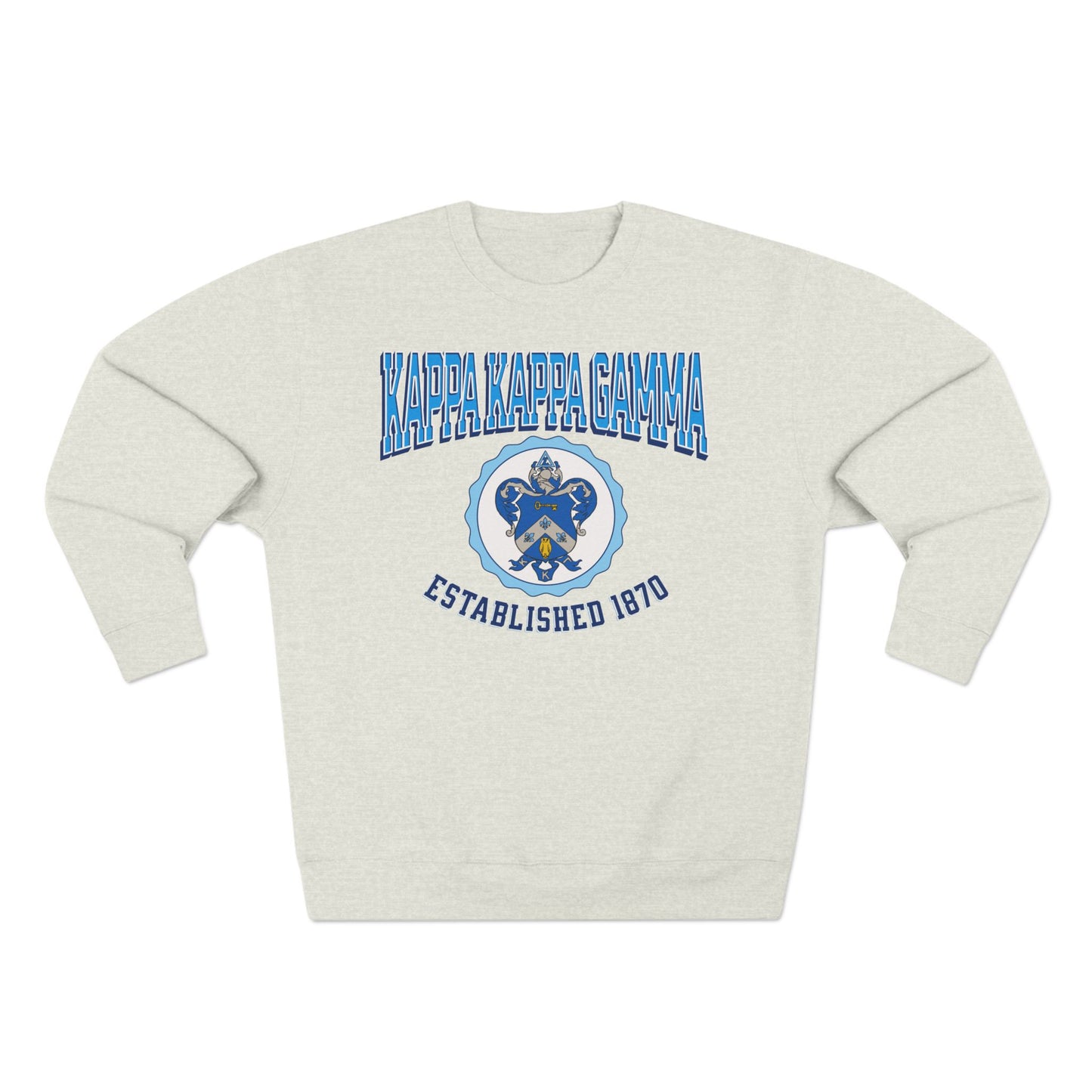 Kappa Kappa Gamma Crest Sweatshirt - Ivy Society