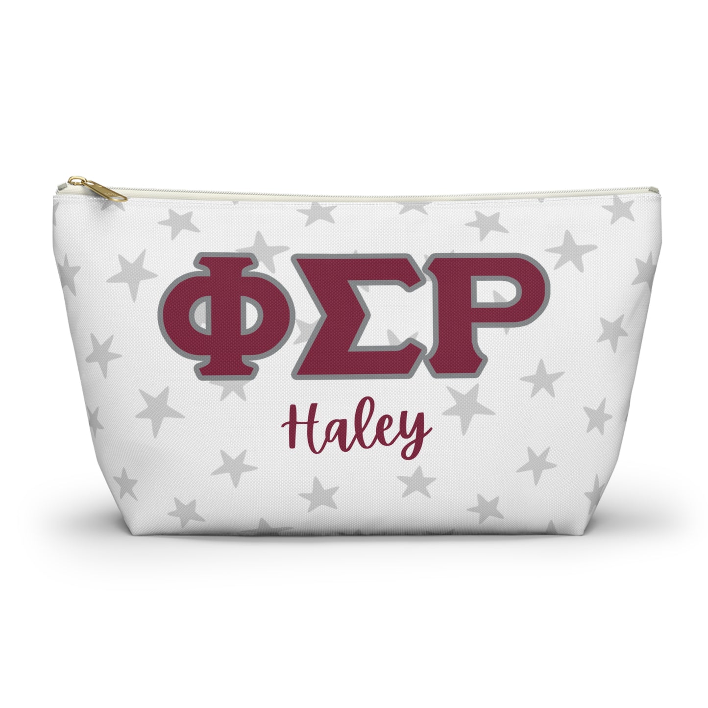 Phi Sigma Rho Personalized Star Makeup Bag - Ivy Society