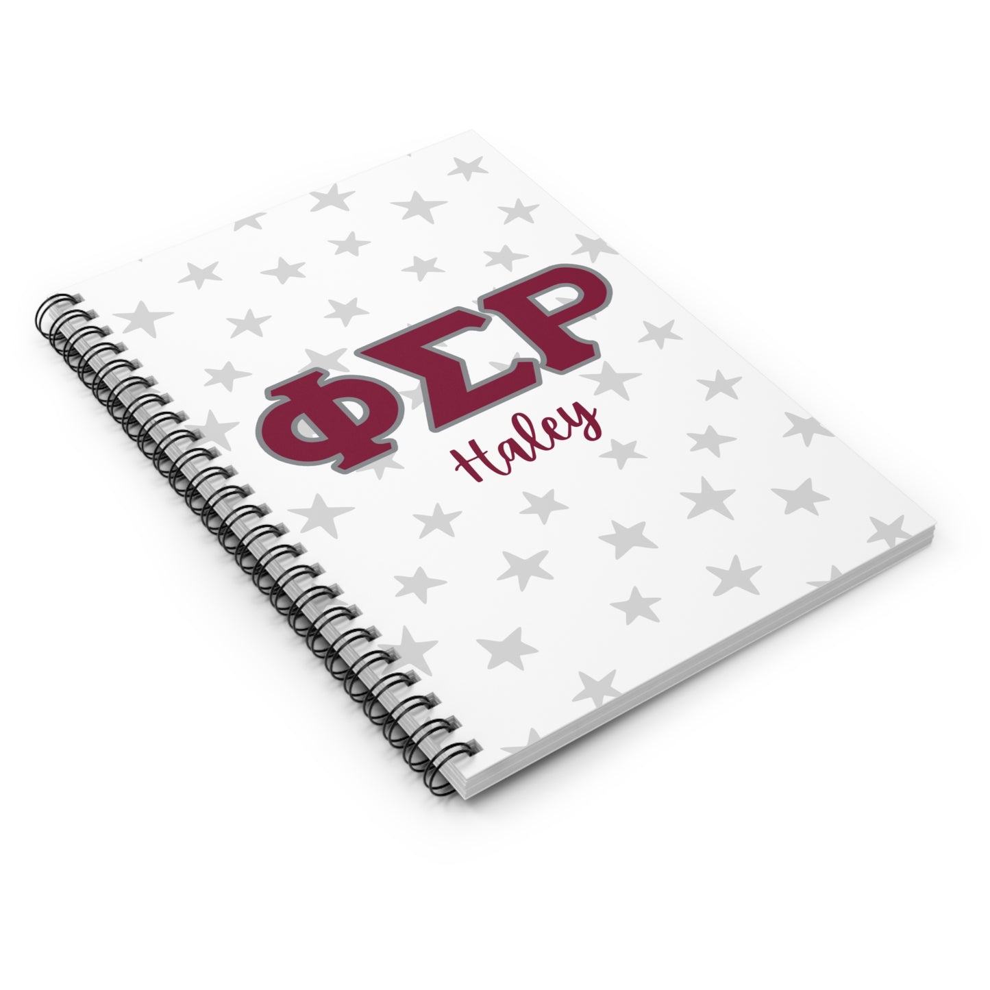 Phi Sigma Rho Personalized Star Notebook - Ivy Society
