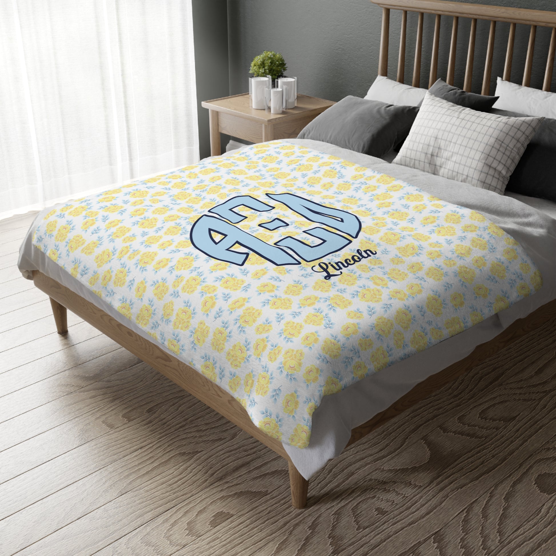 Alpha Xi Delta Double Sided Personalized Fleece Blanket - Ivy Society